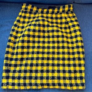 Super Cute Vintage Wool Checkered Mini